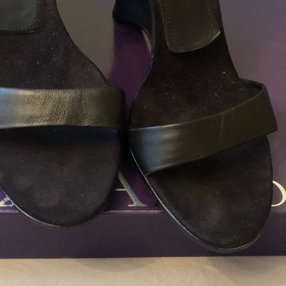 Gorgeous black leather wedge - Picture 7 of 14